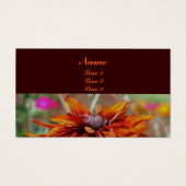 Orange Black Eyed Susan Daisy Flower (Devant)