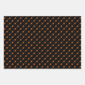 Orange, Black & White Wrapping Paper Sheets (Voorkant 3)