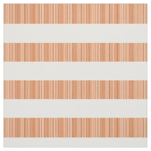 Orange Blanc Moderne Tissu (Échantillon)