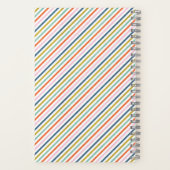 Orange Blue Rose Aventure Attend Carnet Spiral (Verso)