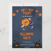 Orange Bold Halloween Party Invitation (Devant)