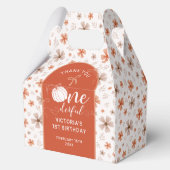 ORANGE BOW & ARCH FALL PUMPKIN FLOWERS BIRTHDAY BEDANKDOOSJES (Achterkant)