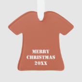 Orange Boys Jersey à Noël (dos)