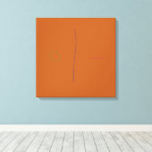 Orange Bread Canvas Afdruk (Insitu (Houten vloer))