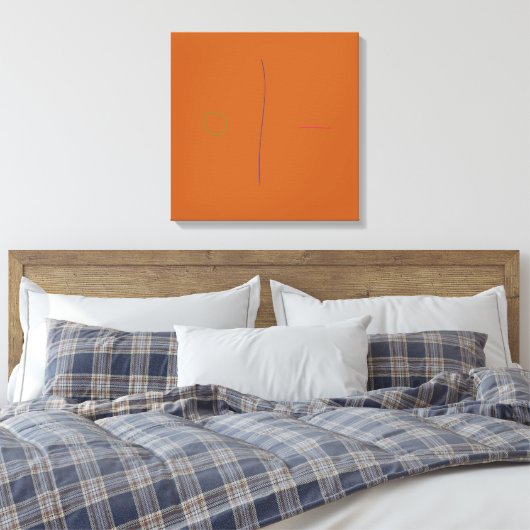 Orange Bread Canvas Afdruk (Insitu (Slaapkamer))