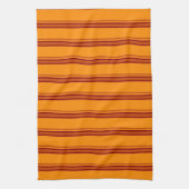 Orange / Brown Grandes Retro - Serviette de cuisin (Vertical)