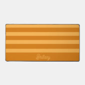 Orange Brûlé & Pastel Orange Stripes Nom du Motif (Recto)