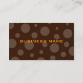 orange bulleuse au chocolat, cartes de profil vert (Dos)