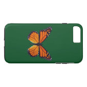 Orange Butterfly iPhone 7 Coque (Dos (Horizontal))
