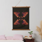 Orange Butterfly Nature Abstract Hangend Wandkleed (Slaapkamer)
