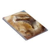 Orange Calcite Imprimer Carnet Spiral (Côté Droit)