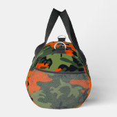 Orange Camouflage Pattern, Your name, Personalize Plunjezak (Rechts)