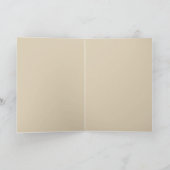 Orange - Carte de voeux pliée (Intérieur)
