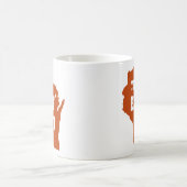 orange cassée de tasse de klaxon (Centre)