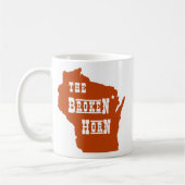 orange cassée de tasse de klaxon (Gauche)