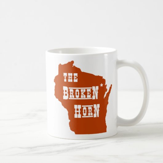 orange cassée de tasse de klaxon (Droite)