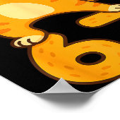 Orange Cat Dabbing Funny 67 Six Seven Meme  Poster (Hoek)