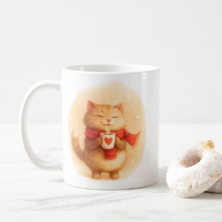 Orange Cat Mug for Cat Lovers Koffiemok