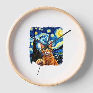 Orange Cat Selfie  Starry Night Cat Mom Cat Lovers