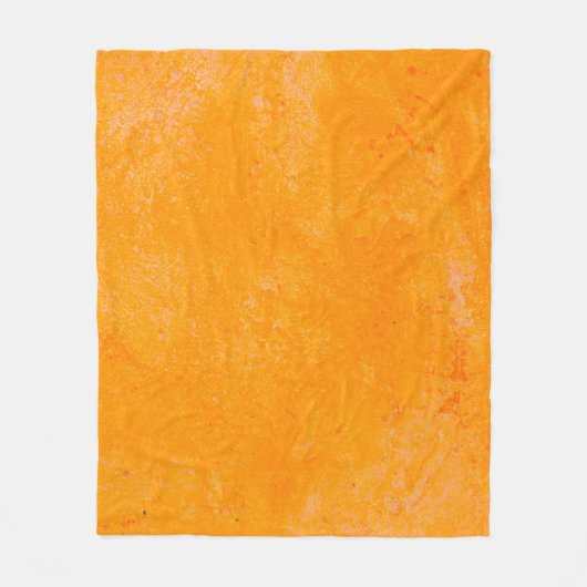 Orange cement surface,  abstract pattern backgroun fleece deken (Voorkant)