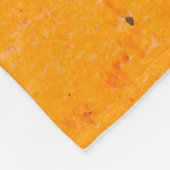 Orange cement surface,  abstract pattern backgroun fleece deken (Hoek)