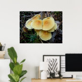 Orange Champignons Jaunes Colony OBX Poster (Bureau à domicile)