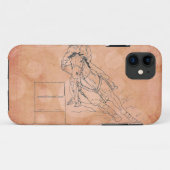 Orange Circles Barrel Racer ~ iPhone 5/5S Coque (Dos (Horizontal))