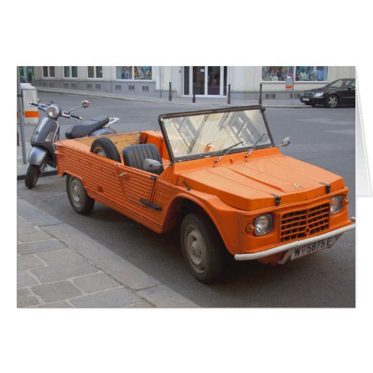 Orange Citroën Mehari (Devant horizontal)