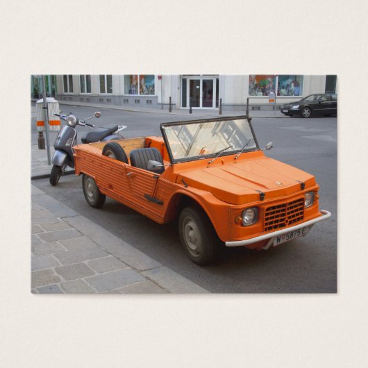 Orange Citroën Mehari (Devant)