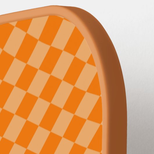 Orange Combination Diamond Pattern by STaylor Pickleball Paddle (Links Detail)