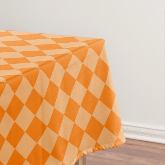 Orange Combination Diamond Pattern by STaylor Tafelkleed (Voorbeeld)