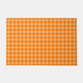 Orange Combination Diamond Pattern STaylor Deurmat (Voorkant)