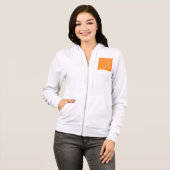 Orange Combination Diamond Pattern STaylor Hoodie (Voorkant volledig)