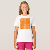 Orange Combination Diamond Pattern STaylor T-shirt (Voorkant volledig)