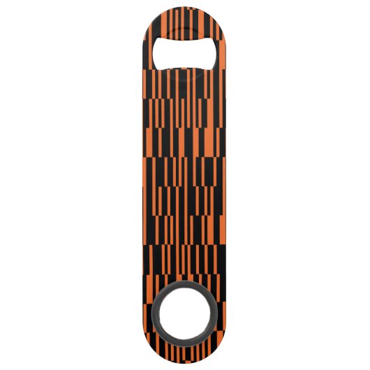 Orange, cool, tendance, art graphique géométrique (Devant)