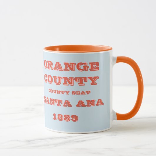 Orange County California Mug (Droite)
