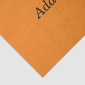 Orange Create Your Own Add Text Custom Tissuepapier (Detail)