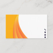 Orange curtain visitekaartje (Achterkant)