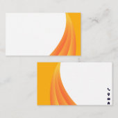 Orange curtain visitekaartje (Voorkant / Achterkant)