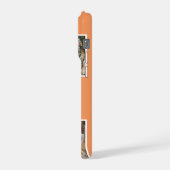 Orange Cute Modern 3 Photo Layout Custom iPhone Hoesje (Linkerkant)