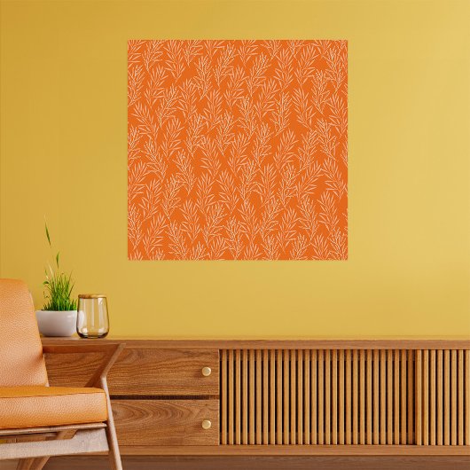 Orange Cuttings Nature Poster