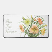 Orange Daylilies Art Botanique Moderne Personnalis (Recto)
