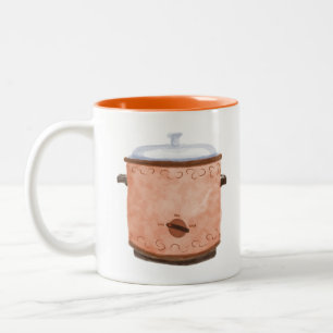 Orange de la Mug de cuisson lente