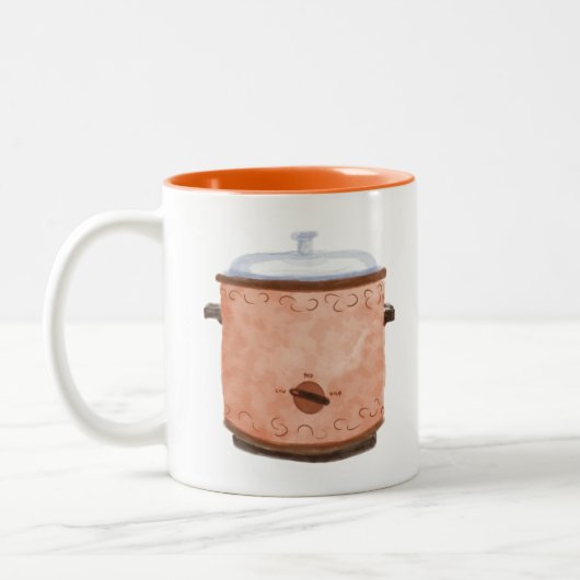 Orange de la Mug de cuisson lente (Gauche)
