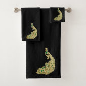 Orange de paon vert et or brillant (En situation)