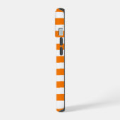 Orange de sécurité et rayures blanches (Côté gauche)