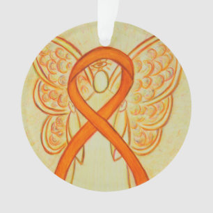Orange de sensibilisation orange ruban Angel Custo