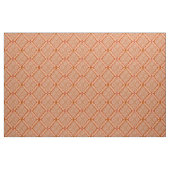 Orange Diamond Formes Boue Tissu Inspiré (Fat Quarter)