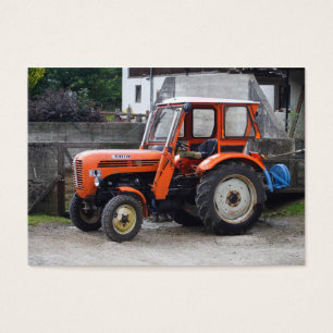 Orange Diesel Tractor Steyr KL II