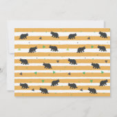 Orange Dino Anniversaire Fête Invitation avec phot (Dos)